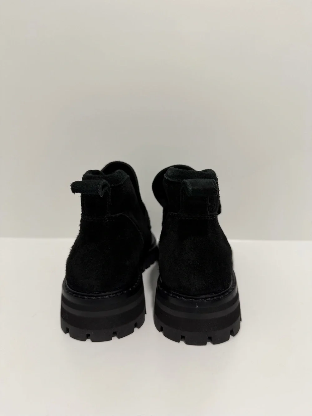 NEW Madewell The Ryder Ankle Boot True Black Suede NY377 Lug Sole size 5.5 and 7